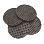 Bubble Coaster 3" Round, Black